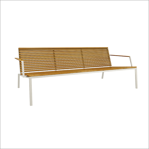 Three Seater Bench With Arm and Backrest