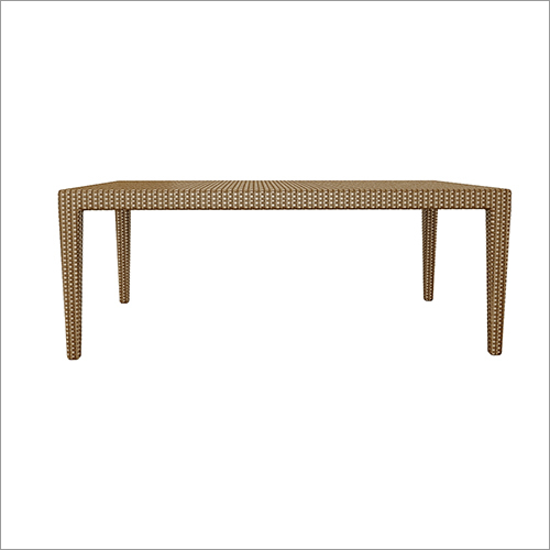 Woven Wicker Center Table