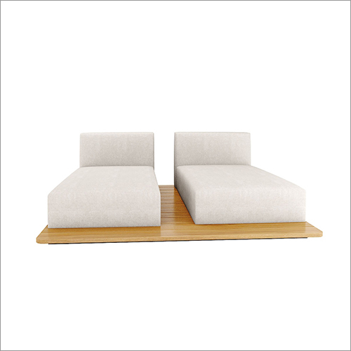 Base + 2 Day Beds With Cushion By LOOM CRAFTS FURNITURE (INDIA) PVT LTD