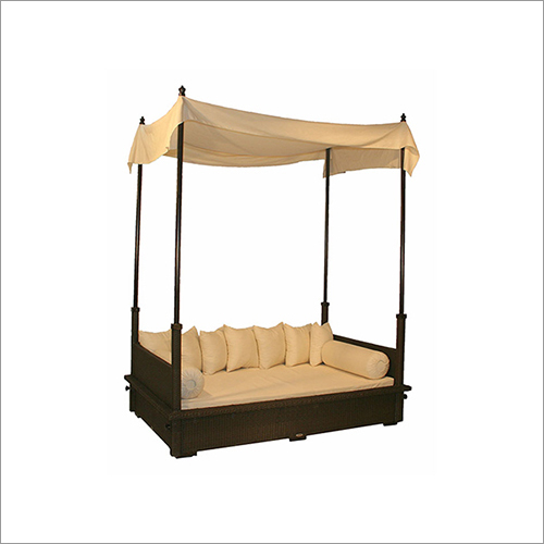 Day Bed With Back and Side Cushions