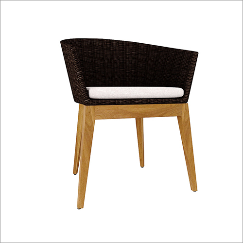 Dining Chair With Armrest and Cushion By LOOM CRAFTS FURNITURE (INDIA) PVT LTD