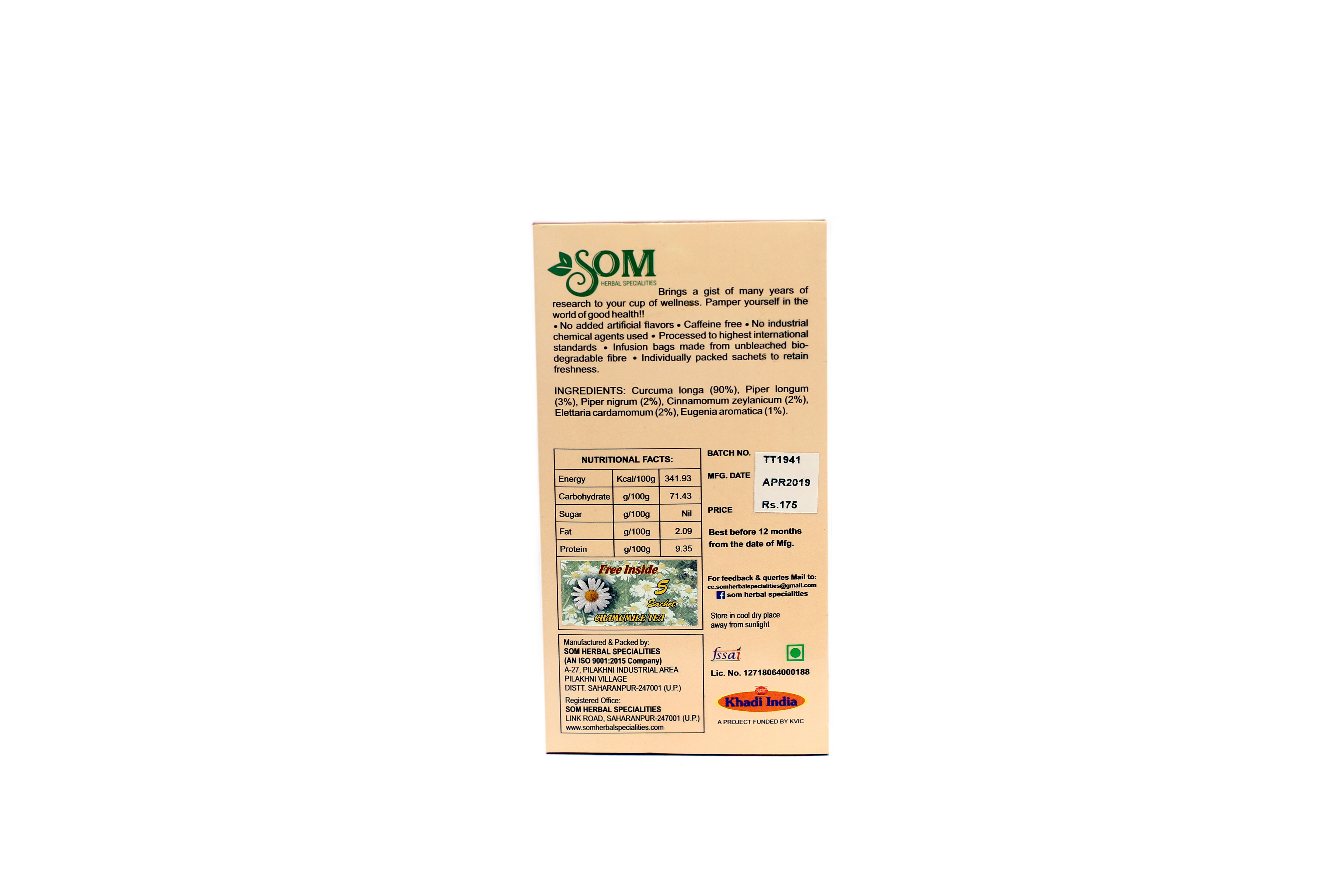 Turmeric Herbal Infusion