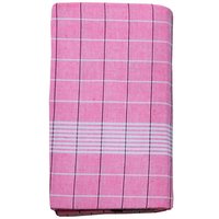 CHECKED LIGHT COLOUR COTTON DHOTI