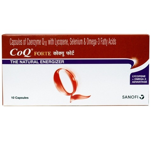 Capsules Of Coenzyme Q10 With Lycopene, Selenium & Omega-3 Fatty Acids General Medicines