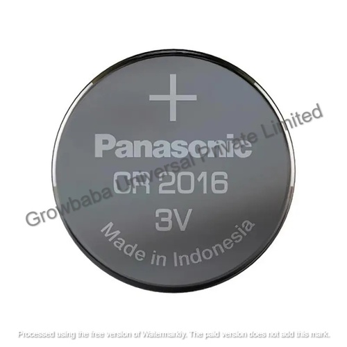 thumbnail image 2 of Panasonic CR2016 Lithium Coin Cell Batteries (2 Pack) - Fresh, Expires 2033 2 of 2