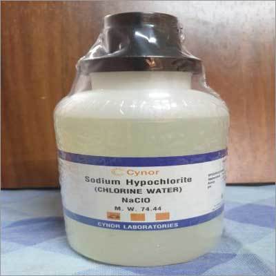 Sodium Hydrochlorite Chlorine Water