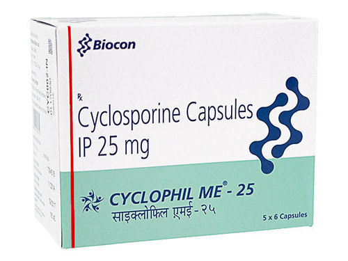 Cyclosporine Capsules IP 25 mg