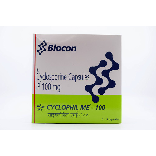 Cyclosporine Capsules I.P. 100 Mg General Medicines