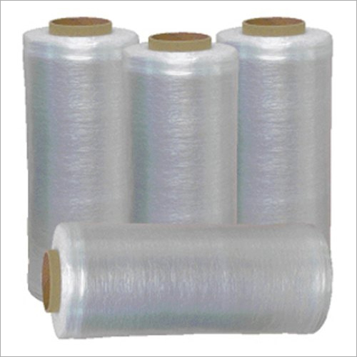Machine Grade Stretch Film Roll - PP Material, 400m Length, Transparent Color, 23 to 29 Micron Thickness | Soft Hardness, Ideal for Packaging