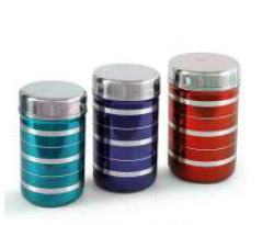 Stainless Steel Enamel Deep Dabba