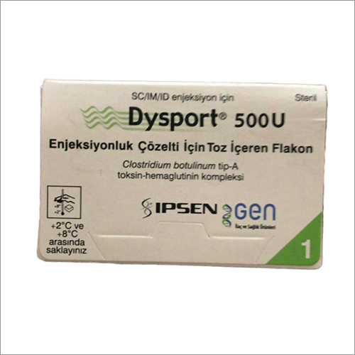 Dysport 500 U Sterile Age Group: 25