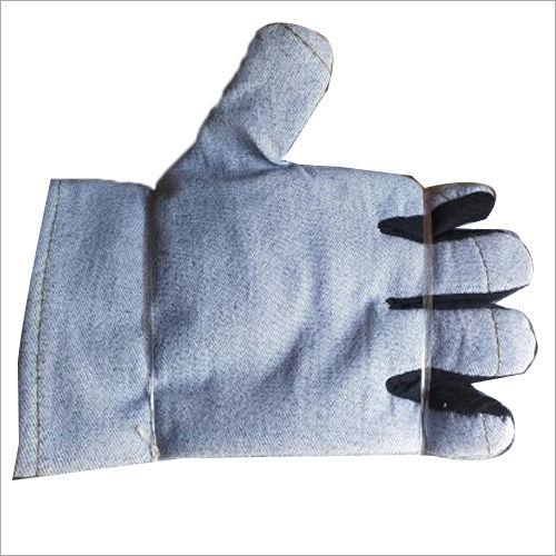 Jeans Fabric Safety Gloves