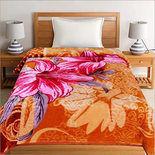 Radhika creation floral double mink online blanket