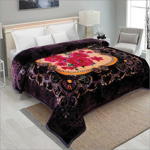 Fancy Rio Print Mink Double Blankets