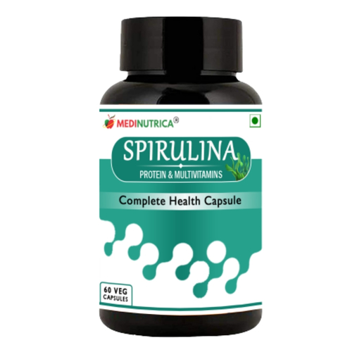 Spirulina Capsule - 60 Veg Capsule Age Group: For Adults