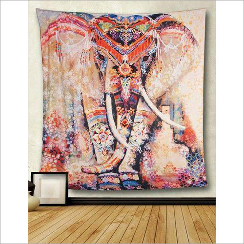 Elephant Wall Hanging Tapestry By CRAFTOLA INTERNATIONAL