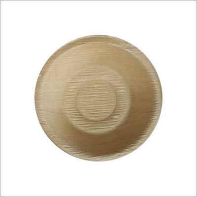 Ayurvaidic 4.5 Inch Areca Bowl ( Round)