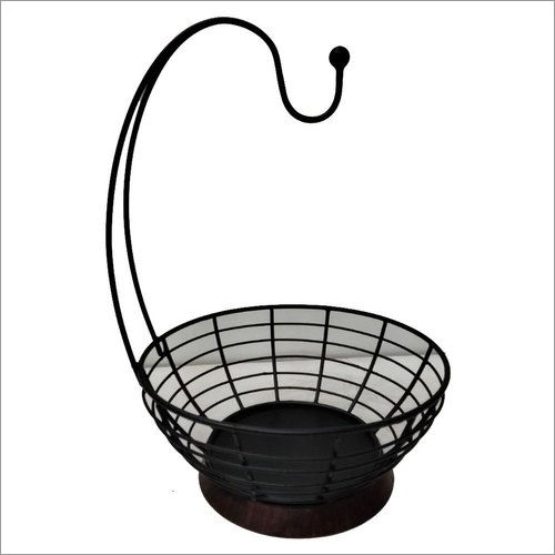 Black Iron Kitchen Basket