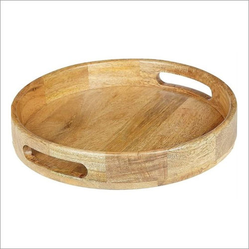 Mango Wood Serving Tray Design: Plain