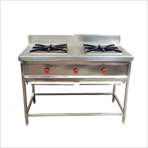 Stainless Steel Two Burner Gas Range