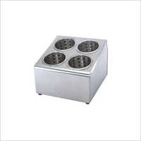 Stainless Steel Flatware Cylinder Holder