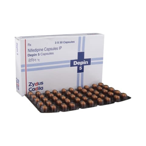 Nifedipine Capsules I.P. 5 Mg General Medicines