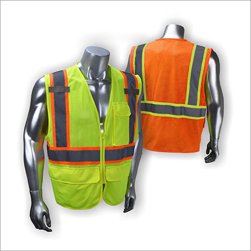 Multipurpose Surveyor Vest With Contrasting Trim