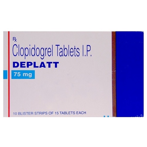 Clopidogrel Tablets I.P. 75 mg (Deplatt)