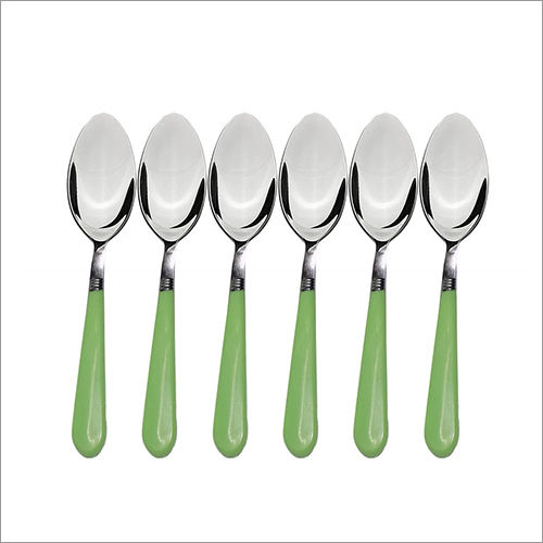 6 Pcs Stainless Steel Spoon With Comfortable Grip