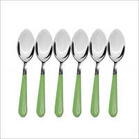 6 Pcs Stainless Steel Spoon With Comfortable Grip