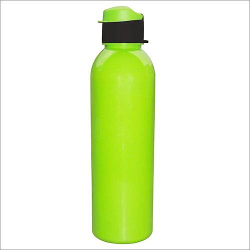 Plastic Water Bottle - Plastic 500ml Green 25cm Height | Leakproof Durable Reusable Lightweight Flip-Top Lid