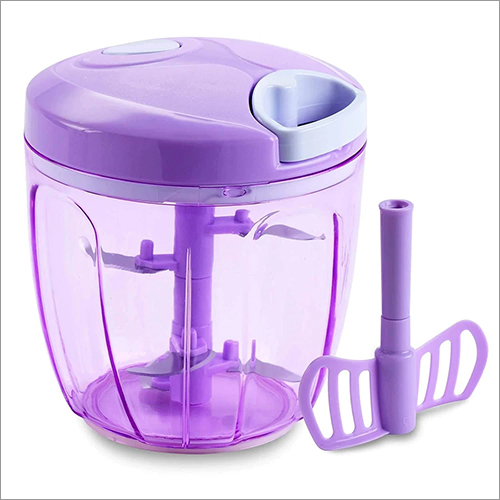 1000 ML 2 in 1 Handy Vegetable Chopper And Cutter With 4 Blades By KUMAR ENTERPRISES
