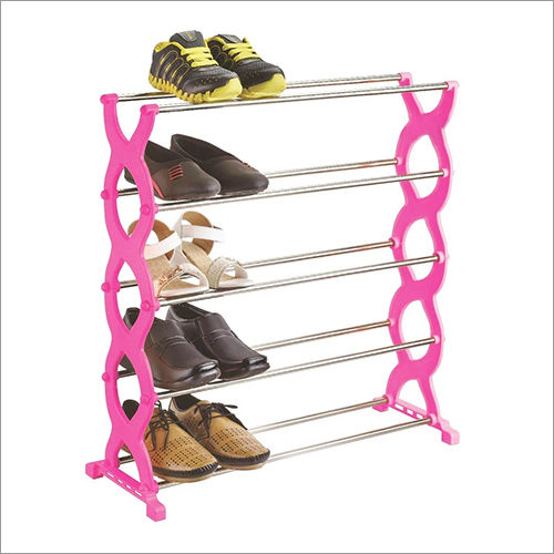 Smilepp Double Couche Chaussures Rack En Plastique Réglable