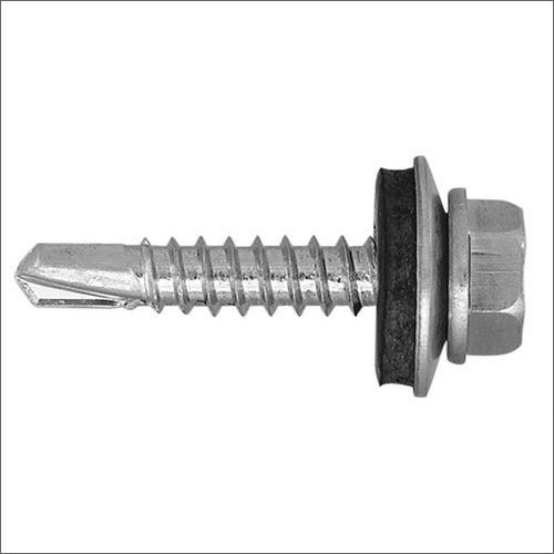 Silver Head Phillips Self Drilling Screw