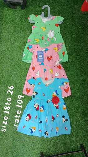 PRINTED FROCK FOR KIDS By NATRAJ COLLECTION