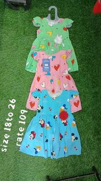 PRINTED FROCK FOR KIDS