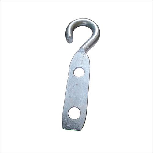 Flat Eye Hook - Mild Steel Nickel Plated Finish | Versatile Design for Hanging Cups Planters Feeders and Lightweight Goods
