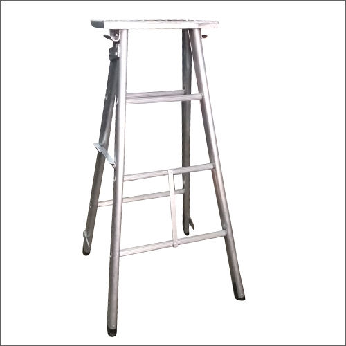 Round Pipe Step Aluminium Folding Ladder