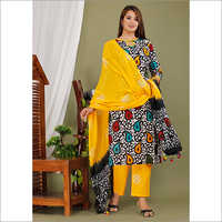 3 Piece Printed Stitch Suit