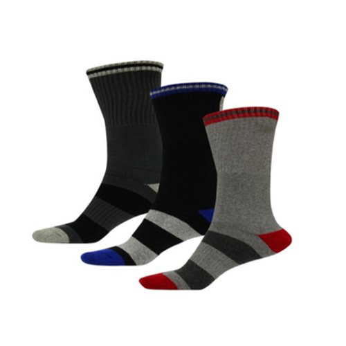 Mens Full Length Colored Towel Socks