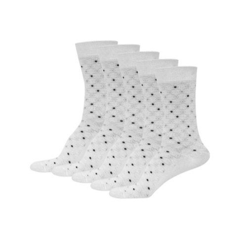 Mens Cotton White Formal Socks