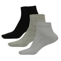Lady Plain Ankle Towel Socks