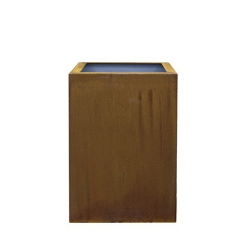 Stainless Steel Square Golden Planter