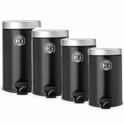 Stainless Steel Colored Pedal Bin