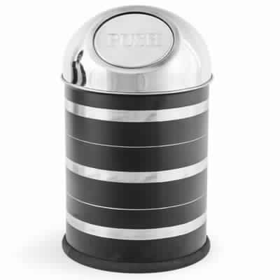 Stainless Steel Colored Push Dustbin