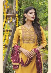 KURTi WITH PANTS & DUPATTA