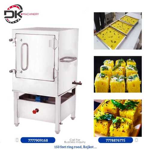 Industrial Dhokla Machine Capacity: 6 To 12 Tray Kg/Hr