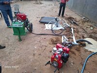 Portable Drilling Rig - Mild Steel, Hydraulic Power Source | New Automatic Yellow Design