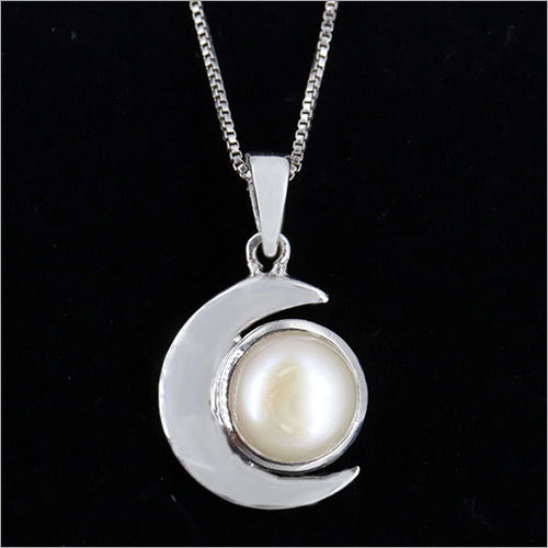 Pearl Pendant, 925 Sterling Silver Pendant, Natural Pearl Pendant, Dainty Pendant