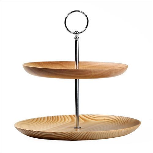 2 Tier Wooden Fruit Stand